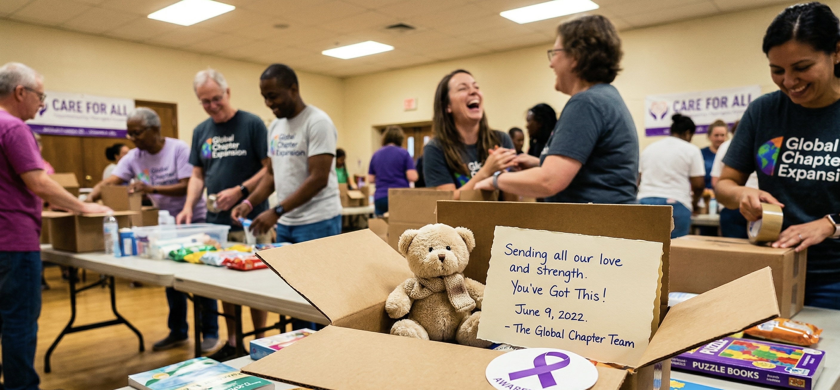 Care Package Assembly Event